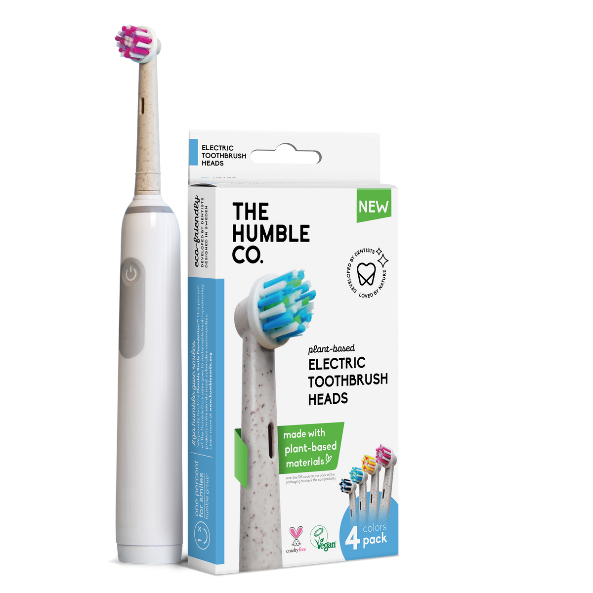 THE HUMBLE CO. プラントベース電動歯ブラシ用替えブラシ THE HUMBLE CO. プラントベース電動歯ブラシ用替えブラシ
