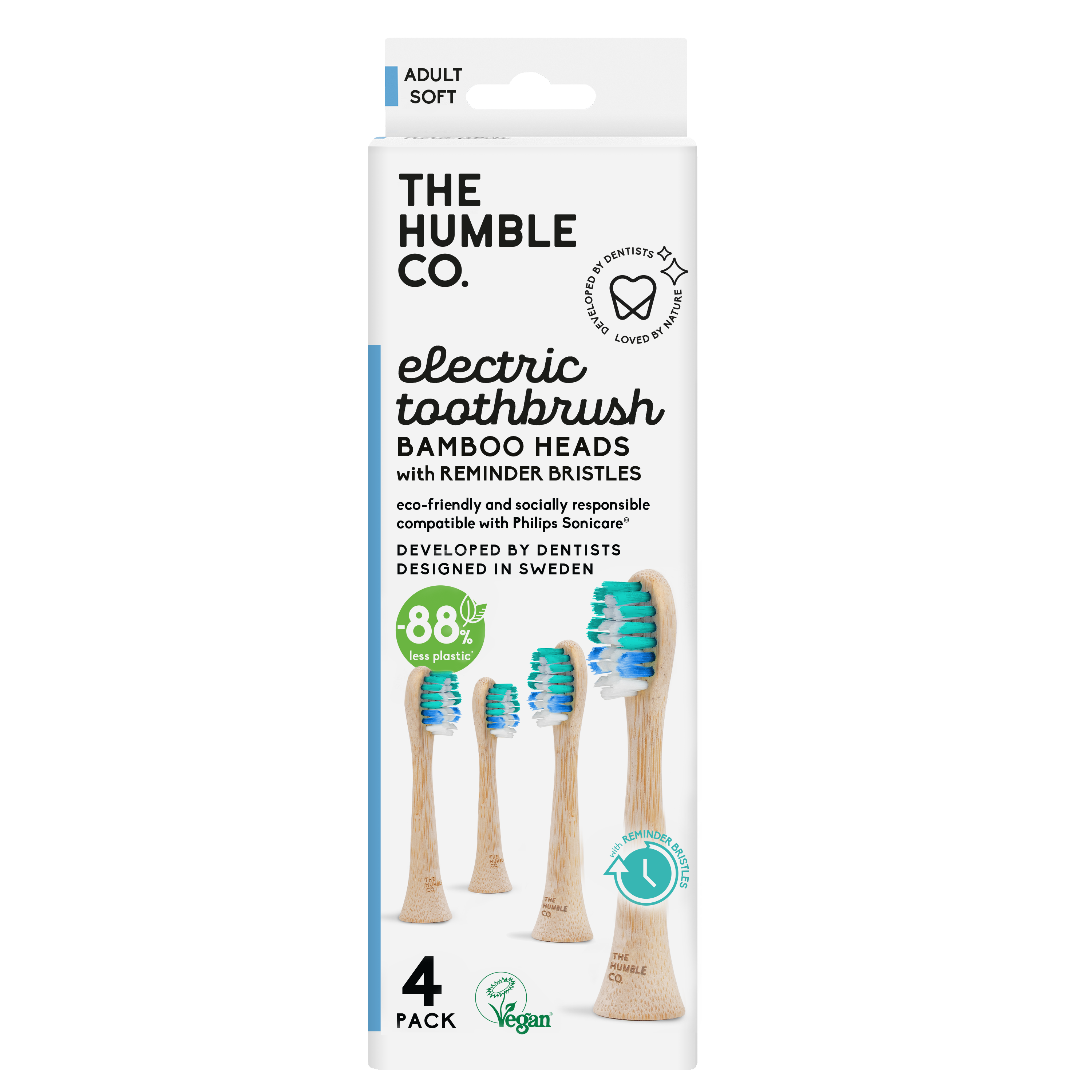 バンブー電動歯ブラシ用替えブラシ（Sonicare®用）