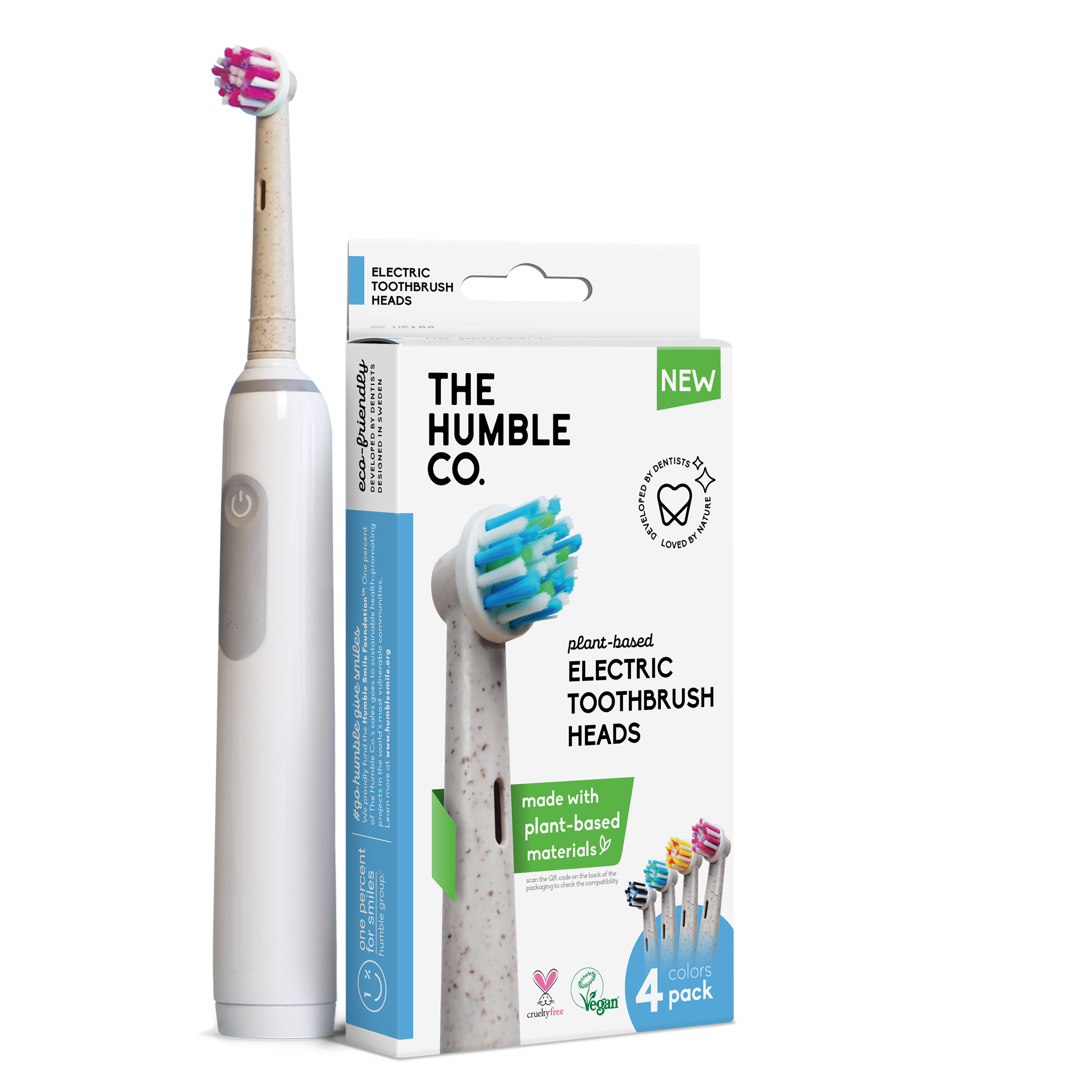 プラントベース電動歯ブラシ用替えブラシ（Oral-B®用）