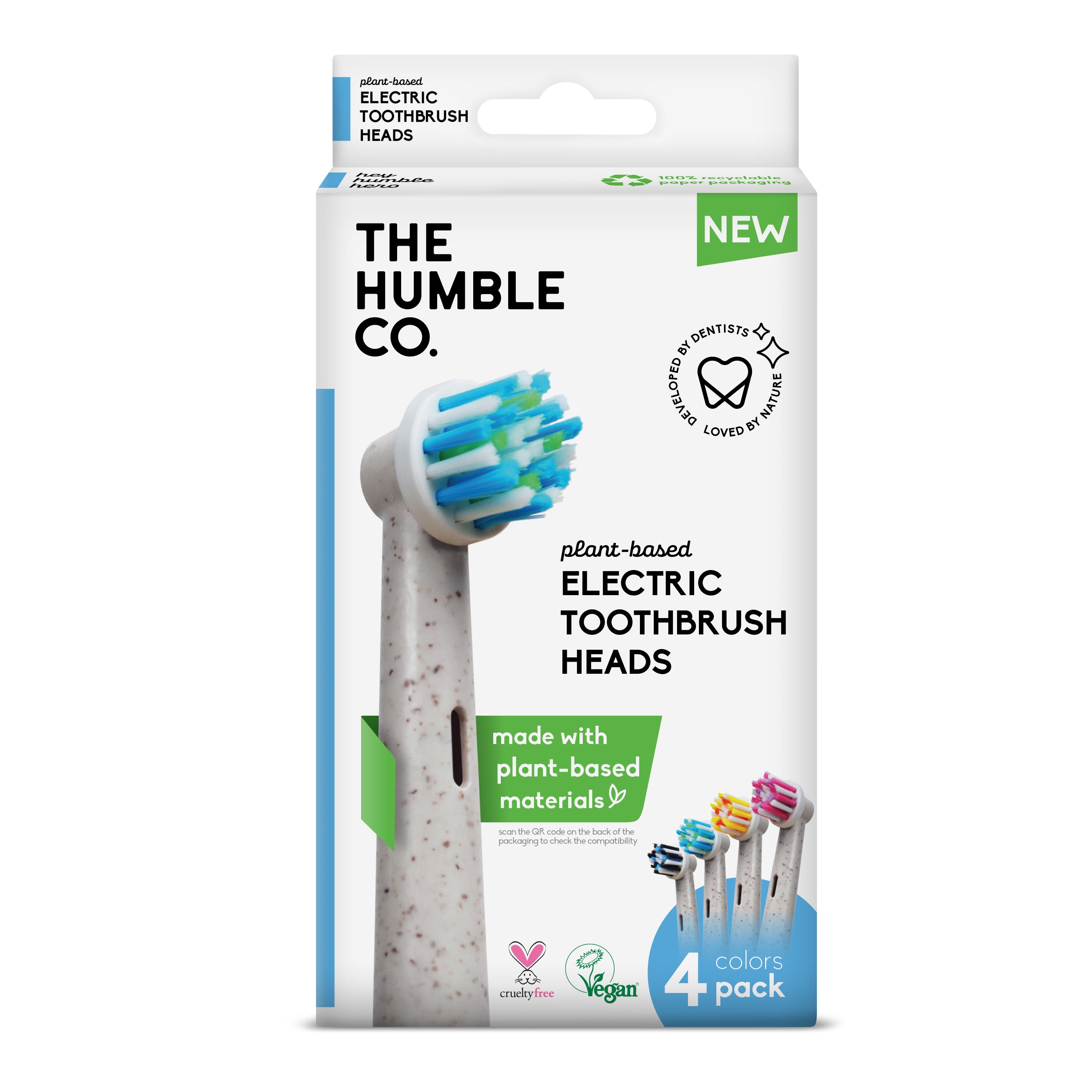 プラントベース電動歯ブラシ用替えブラシ（Oral-B®用）